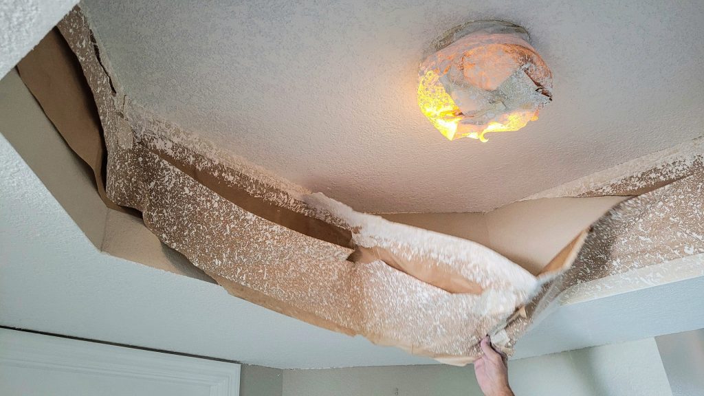 Popcorn Ceiling Elimination