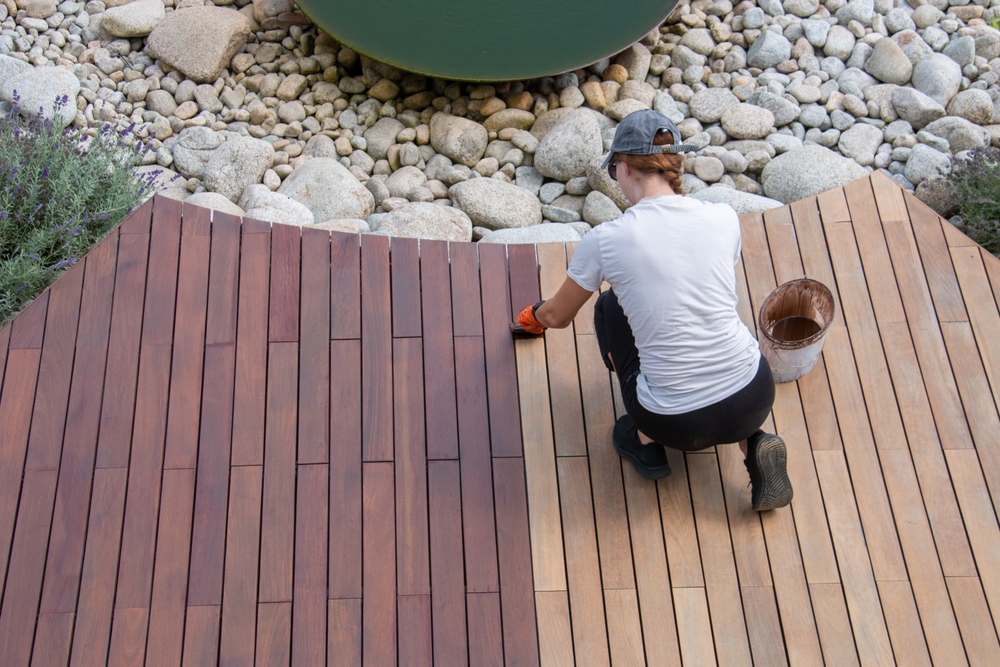 DIY Deck Staining in Barrie